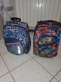 2 zaini trolley scuola e 1 zaino spalla