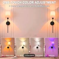 2 pezzi applique a batteria