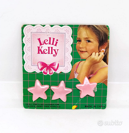 Lelli Kelly orecchini anello bambina gioco vintage