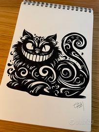 Disegno Originale - Lo Stregatto