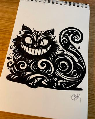 Disegno Originale - Lo Stregatto