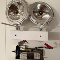 Lampada faretti aplique a parete Viabizzuno Mexcal