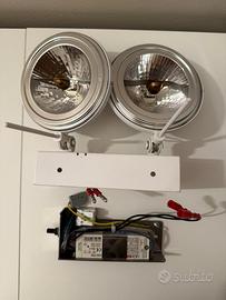 Lampada faretti aplique a parete Viabizzuno Mexcal