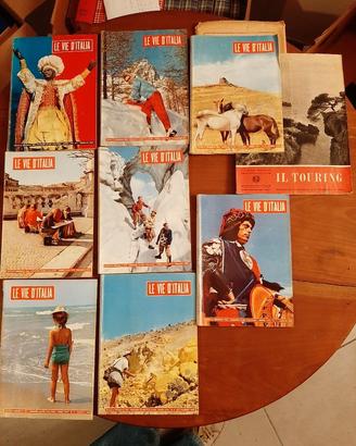 LE VIE D’ITALIA Touring Club+supplementi anno 1958