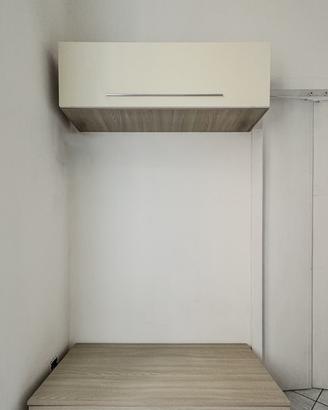 Set mobili IKEA legno chiaro – pensili e mensola