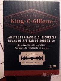 10 Lamette top per rasoio rivestite in platino