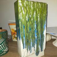 vaso vintage sgrafo modern anni 50 moderniarato