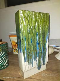 vaso vintage sgrafo modern anni 50 moderniarato