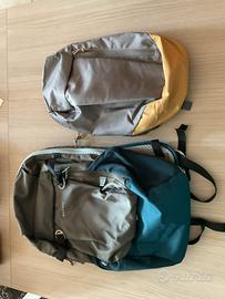 Zaini trekking quechua 20 e 10 litri