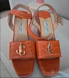 Sandali Jimmy Choo nuovi, mai indossati, con zeppa