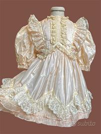 Abito vintage cerimonia bambina