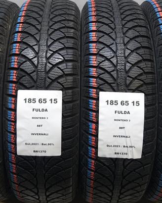 4 GOMME 185 65 15 FULDA BR1370
