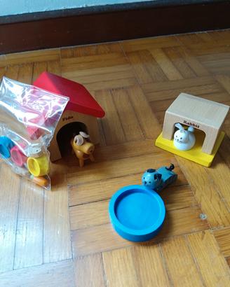 Hape Set Animali Domestici in Legno