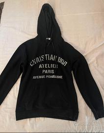 felpa nera Dior originale .