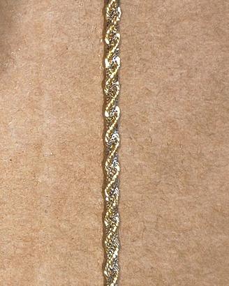 bracciale unisex oro bianco e oro 18kt