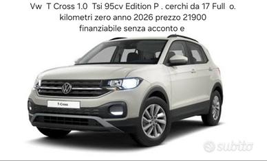 Volkswagen T-Cross 1.0 TSI Edition Plus km zero ce
