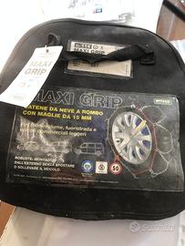 CATENE NEVE MAXI GRIP DA 15 MM MAGLIE A ROMBO