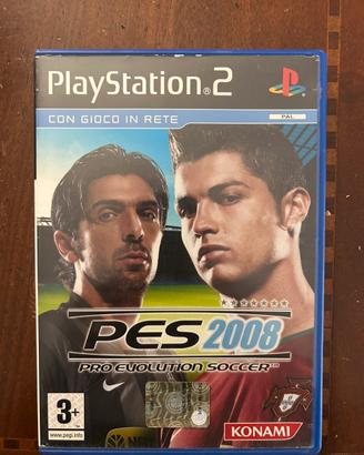 PES 2008 PS2 PAL ITA completo originale