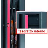 Armadi portafucili 5 posti +tesoretto 31x22x138h