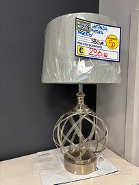 Lampada finitura argento