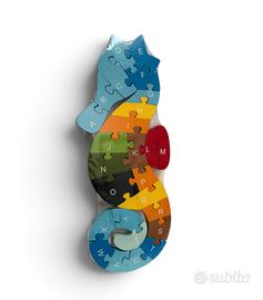 Puzzle educativo in legno - alfabeto A/Z