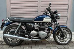 Triumph Bonneville SE 2009 blu bianca