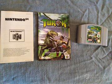 Turok 64 + international soccer nintendo 64