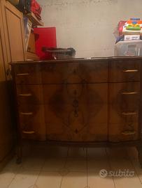 Cassettiera primi 900 in noce