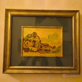 Quadro Scorcio marino Vintage