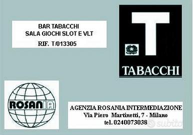 Bar tabacchi + sala giochi slot (rif. t/013305)