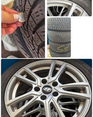 Cerchi lega Hyundai con termiche 215/55R17