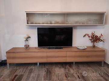 Soggiorno NUOVO NOCE NAZIONALE impiallacciato TOP