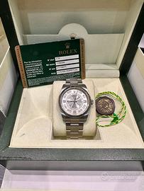 ROLEX OYSTER PERPETUAL TUXEDO GHIERA ORO BIANCO