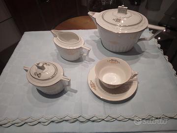 Servizio completo da tè da 12 in porcellana