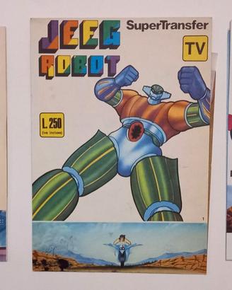 TRASFERELLI ANNI 70/80 - Goldrake, Jeeg, Mazinga