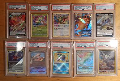 Lotto carte Pokemon psa