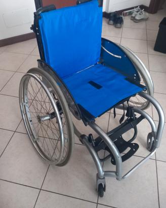 Carrozzina sedia a rotelle disabili
