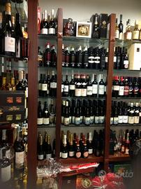 Libreria Scaffale in Vetro e Legno