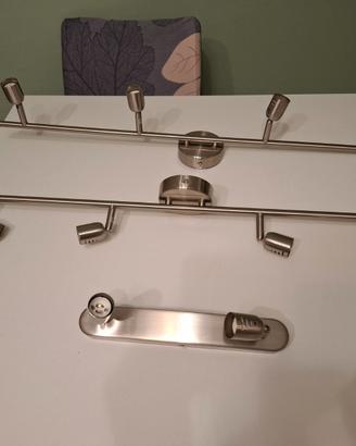 Lampadario / plafoniera due e quattro luci faretti