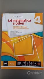La matematica a colori ed. gialla 4- 9788849420326