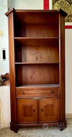 Libreria in legno stile classico 100x30x180