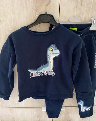 Tuta jurassic world bambino 6 anni 116 cm