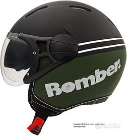 CASCO MOTO SCOOTER BOMBER RD115N LUXUS Nero Verde 