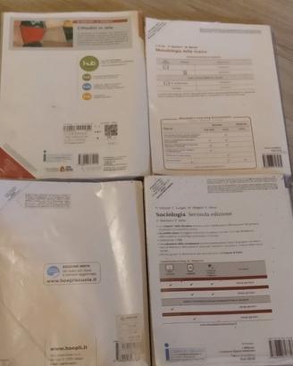 Libri di testo scolastici Liceo socio- economico