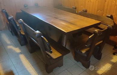 MOBILI TAVERNA IN LEGNO MASSELLO