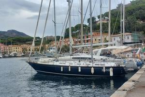 Barca a vela goletta vetroresina Restera 47 2 alb