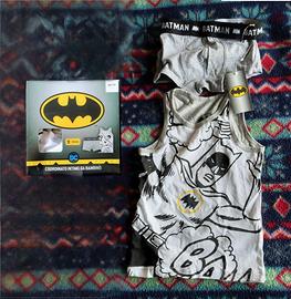 SET Intimo Bambino Batman 1-2anni 2pz NUOVO Cotone