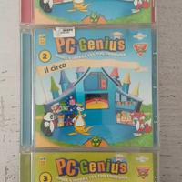 primi 3 CD della serie "PC Genius-gioca e impara" 