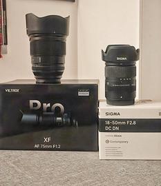 DUE OBIETTIVI PER FUJI - VENDUTI