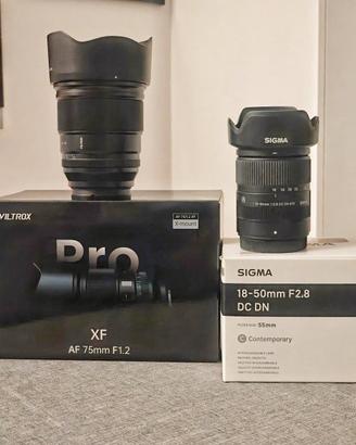 DUE OBIETTIVI PER FUJI - VENDUTI